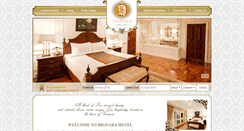 Desktop Screenshot of dhavarahotel.com